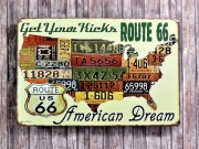 Blechschild *Route 66 No.7*