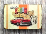 Blechschild *Route 66 No.8*