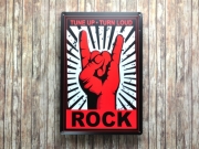 Blechschild *Tune up turn loud*