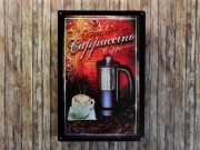 Blechschild *Cappuccino*
